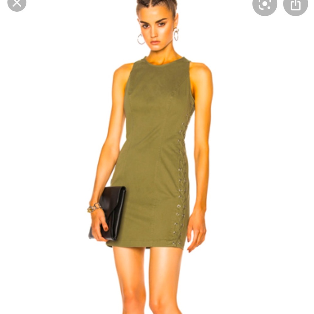 A.L.C Valera Dress in Sage